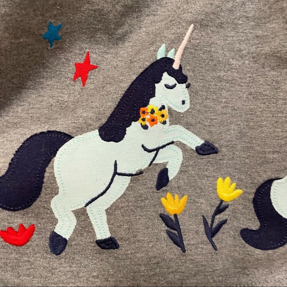 HANNA ANDERSON Appliqué Girls Dress Size 12 - Picture 3 of 5